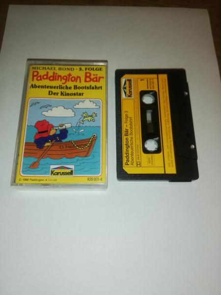 Paddington Bär Folge 3 Abenteuerliche Bootsfahrt/Der Kinostar Schwarz mit Gelben Aufkleber 835931-4 Karussell